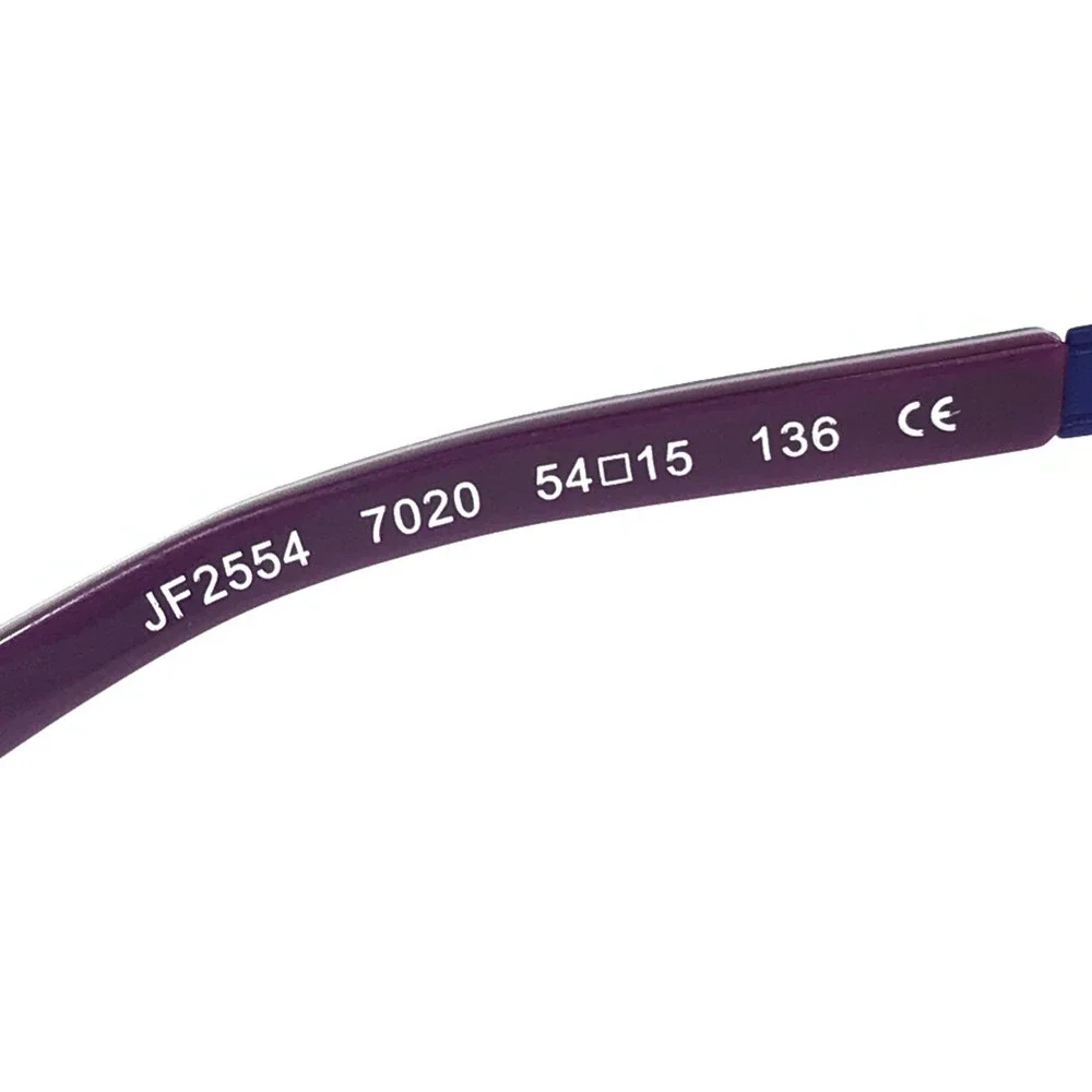 J.F. Rey Eyeglasses Frames JF2554 7020 Purple Blue Brown Tortoise 54-15-136